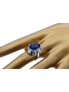 Sterling silver 925 Sapphire Ring Vintage craft vrc043s